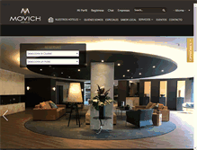 Tablet Screenshot of movichhotels.com